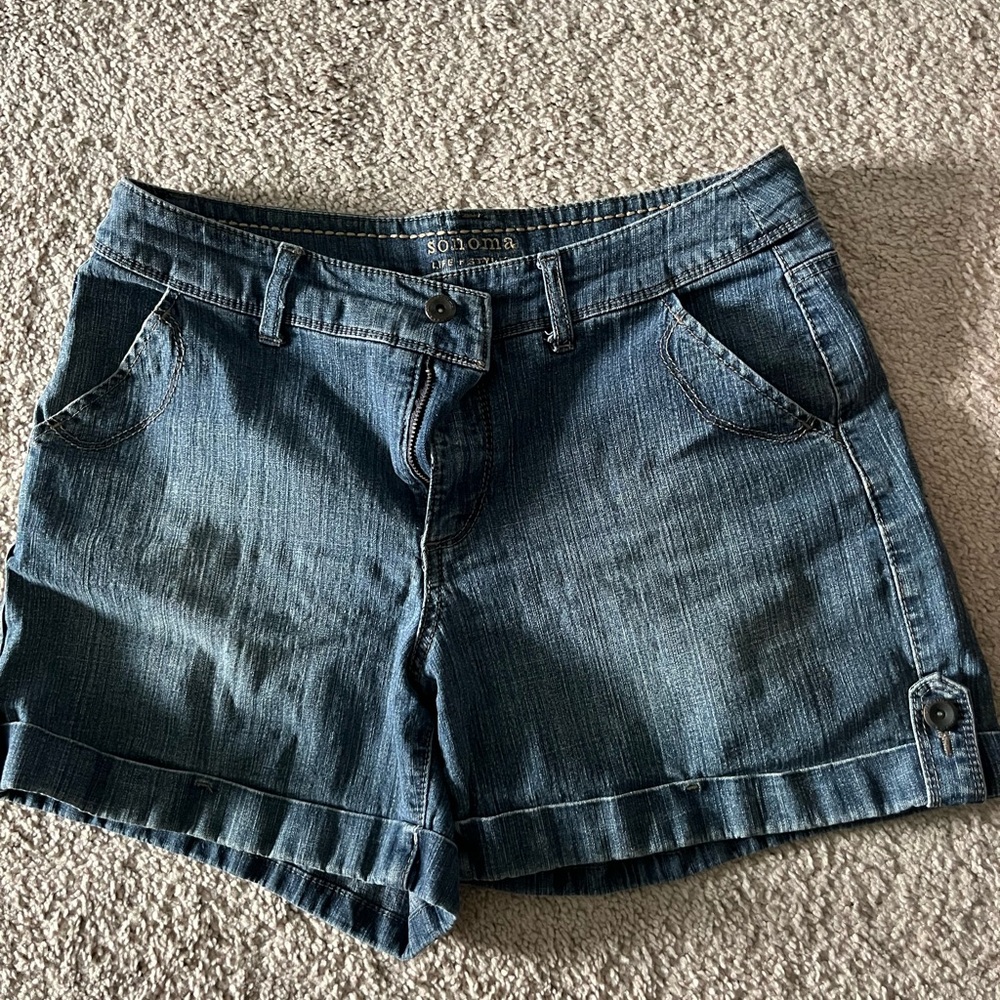Sonoma Women's Blue Denim Shorts